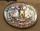 1964 Gem Proof Quarter 90% Silver Eye Candy  MONSTER   TONING  #220 ~ 12