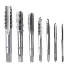 7Pcs M3 M4 M5 M6 M8 M10 M12 Thread Tap Set Metric Spiral Point Taps Nitriding Co