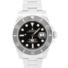 Rolex Submariner Date BLACK Stainless Steel 40mm Oyster 116610 LN Watch