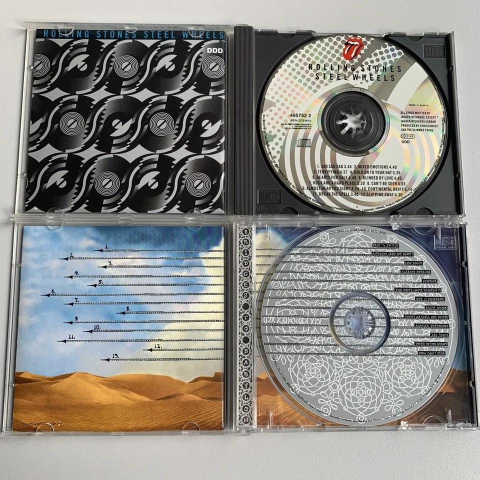 4CD Rolling Stones Steel Wheels + Bridges To Babylon + Voodoo Lounge +Collection - Bild 4 von 4
