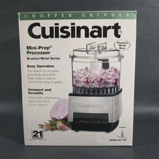Cuisinart DLC-1SS Mini Prep Food Processor Brushed Metal NEW IN BOX