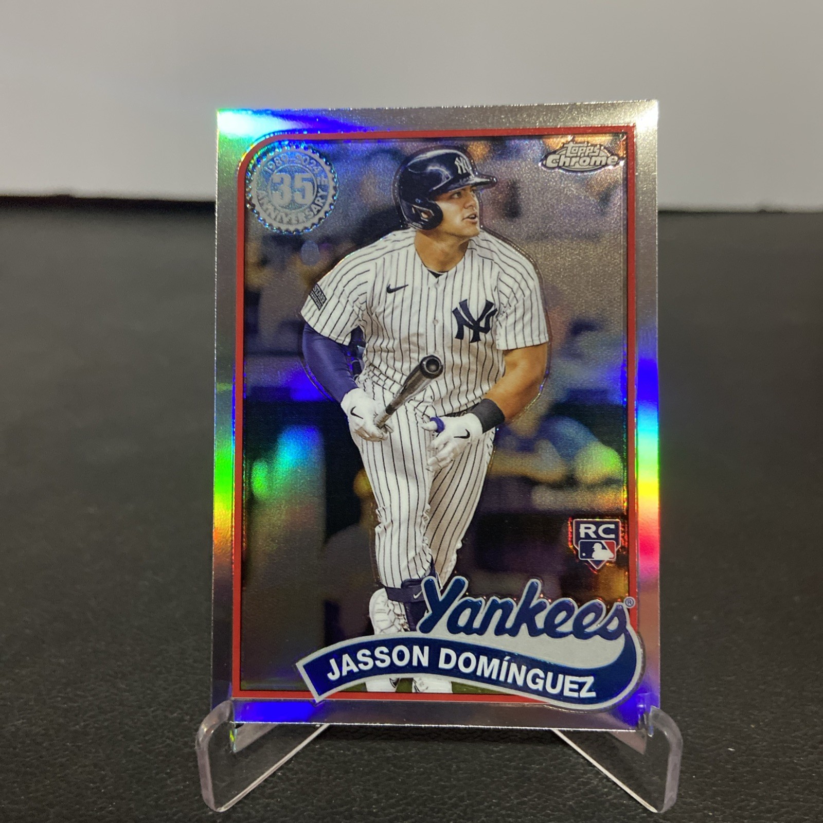 2024 Topps Chrome - 1989 Topps Baseball Jasson Dominguez #89CB-12 (RC)