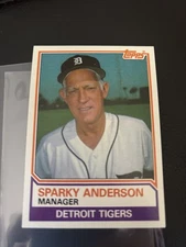 1983 Topps Sparky Anderson #666