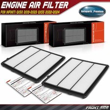 2x Engine Air Filter for INFINITI QX50 2019-2023 QX55 2022-2024 2.0L 16546-5NA1C