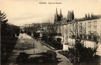 AK Spanien Burgos - Paseo del Espolon (282299)