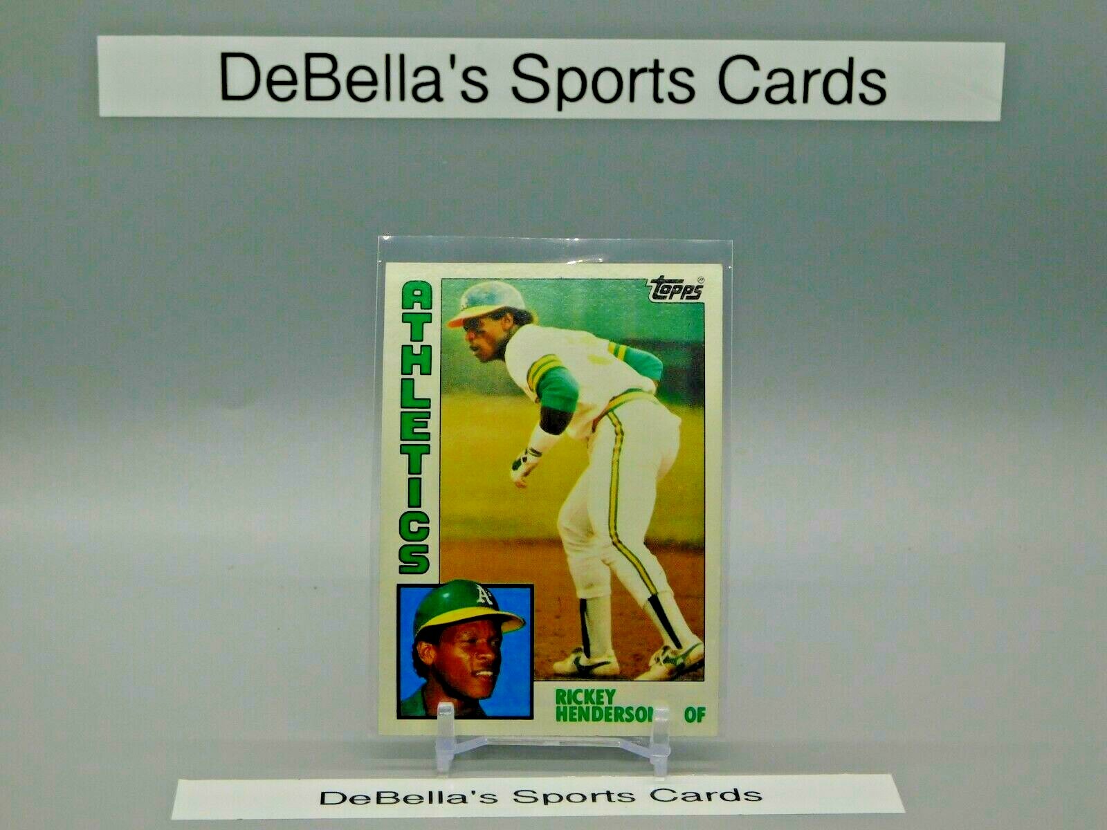 1984 Topps Rickey Henderson Oakland Athletics #230