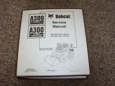 Bobcat Ingersoll Rand A300 Skid Steer Loader Turbo Shop Service Repair Manual xz