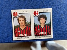 PANINI 1982/83 FOOTBALLERS MILAN JORDAN ROMANO 484 ORIGINAL VELINA