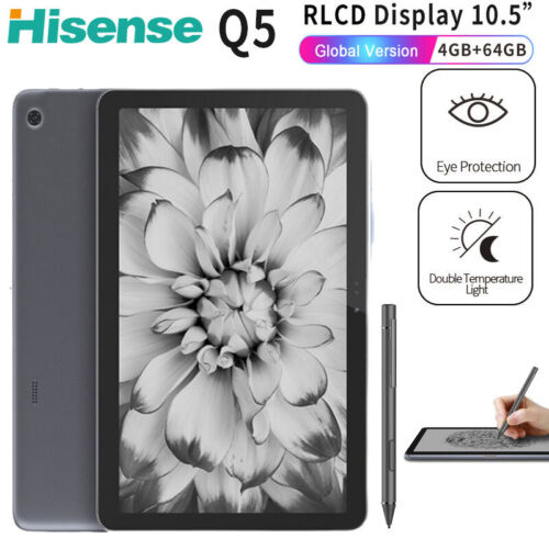 Hisense Q5 10.5" E Ink RLCD Screen eBook Reader Tablet PC 4G LTE Mobile Phone - Picture 1 of 12