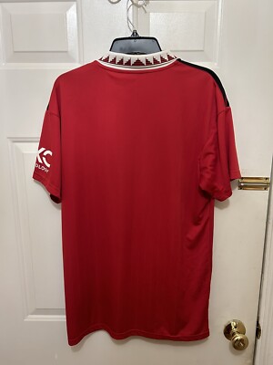 adidas Manchester United 2022/23 Home Jersey - Red (H13881) Mens