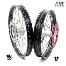 Kke 2119 Mx Cast Wheels Rims Set Fit Honda Crf250r 2014 Crf450r 2013-2014 Discs