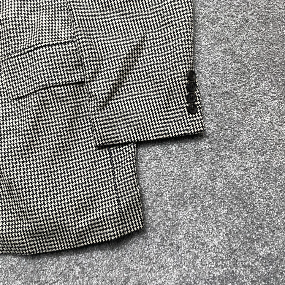 Chaqueta Blazer DE COLECCIÓN Chaps Ralph Lauren 44 T Pata de Gallo Clásica Lana Pura Años 90 Foto 4 de 4