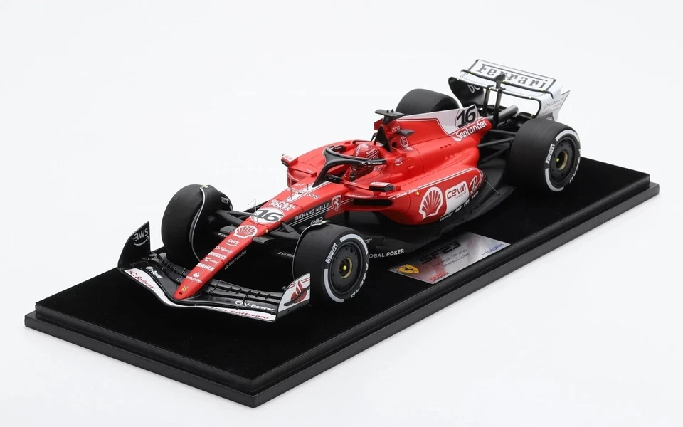 MODELLINO AUTO 1:18 LOOKSMART FORMULA 1 FERRARI SF-23 LECLERC LAS VEGAS GP 2023 - Immagine 4 di 4