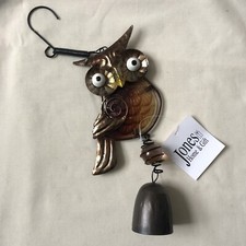 Owl Wind Chime Hanging Spring Mobile Garden Decoration