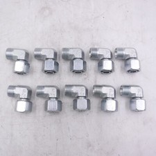 (Pack of 10) 2107-8-6 Parker Male Swivel Elbow 1/2 NPT Male X 3/8 NPSM Swivel