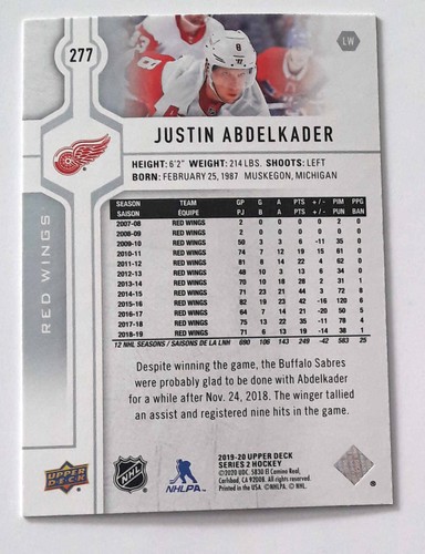 2019-20 Upper Deck Serie 2 #251 - #500 Du wählst aus - Bild 44 von 256