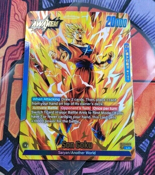 Son Goku FB03-027 SS Leader Dragon Ball Super Card Alternate Son Goku FB03-027 SS Leader Dragon Ball Super Card Alternate