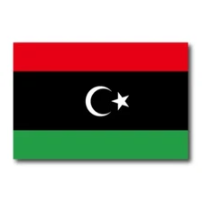 Libya Flag Car Magnet Decal - 4 x 6 Heavy Duty for Car Truck SUV