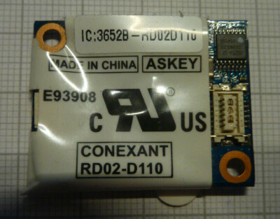 Modemkarte RD02-D110 Card Laptop DELL IC:3652B ASKEY