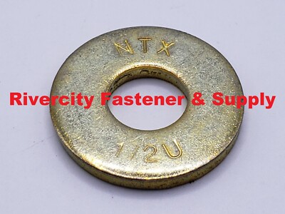 1/2'' Extra Thick Heavy Duty Grade 8 USS Flat Washers 1/2 inch washer 1/2 x 1-3/8