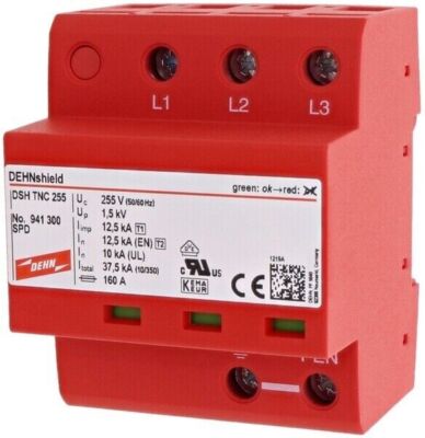 DSH TNC 255 Kombi-Ableiter T1.+2 DEHN Dehnshield 941300 (4013364133556)