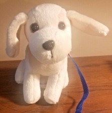 Our Generation 6" Plush Tan Puppy with Collar and Leash