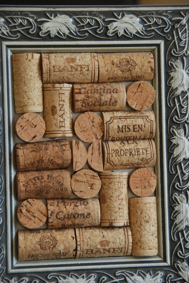 Wine Cork Board Desk Top Memo Board - Image 3 of 4