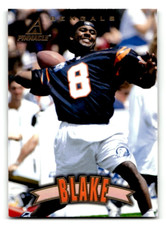 1997 Pinnacle Jeff Blake 19 of 24 Bengals Jumbo Football Card