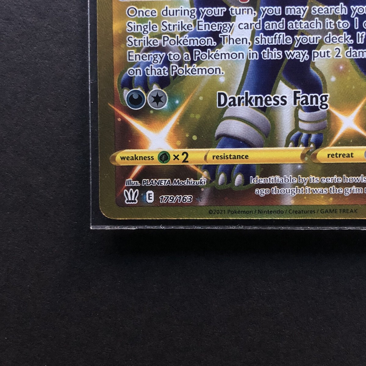 Pokemon TCG Battle Styles Gold Secret Rare Holo Houndoom #179/163 NM/Mint |  eBay
