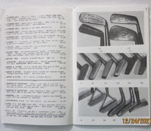 "Oferta al por menor de clubes, bolas, libros varios." Abril-mayo 1990 por Chuck Furjanic Inc - Imagen 3 de 9