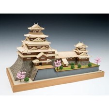 Woody Joe 1/150 Hiroshima Castle Wooden model Assembly kit Hiroshimajyo Shiro