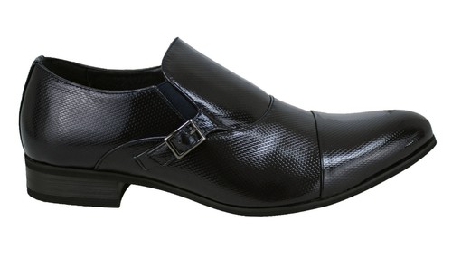 SCARPE UOMO CLASS NERO LUCIDO ELEGANTI MAN'S SHOES CERIMONIA IN ECOPELLE  VERNICE | eBay