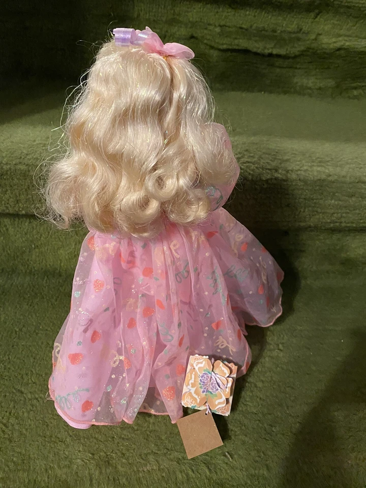 Muñeca Barbie Vintage 1990 Feliz Cumpleaños Muñeca Barbie Mattel Foto 3 de 3