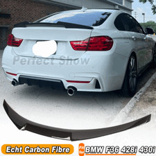 für BMW 4er F36 428i 430i 13-18 Kohlefaser HeckkofferrauCAippe Spoiler Boot Wing