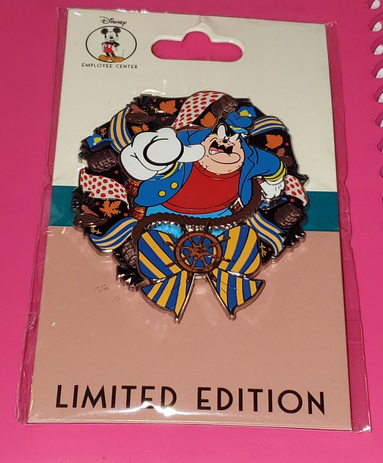 Disney Pin Pete Villains Wreath LE400 DEC Pin Toy Story FREE SHIP