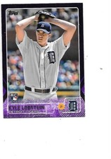 Kyle Lobstein 2015 Topps Purple Rookie Baseball Card #102 Detroit Tigers
