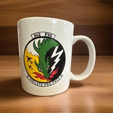 Vintage USAF 512th Fighter Squadron Mug Cup United States Air force