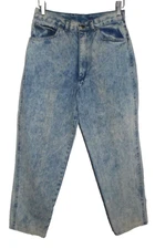 P.S. GITANO blue crop jeans high rise 24" inseam women's size 10 S vintage NEW