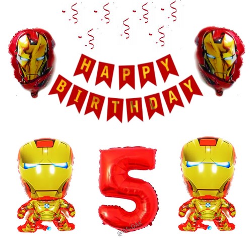 Iron Man Globo de Película Avengers Marvel Globos Airwalker Niño Cumpleaños Fiesta - Imagen 8 de 12