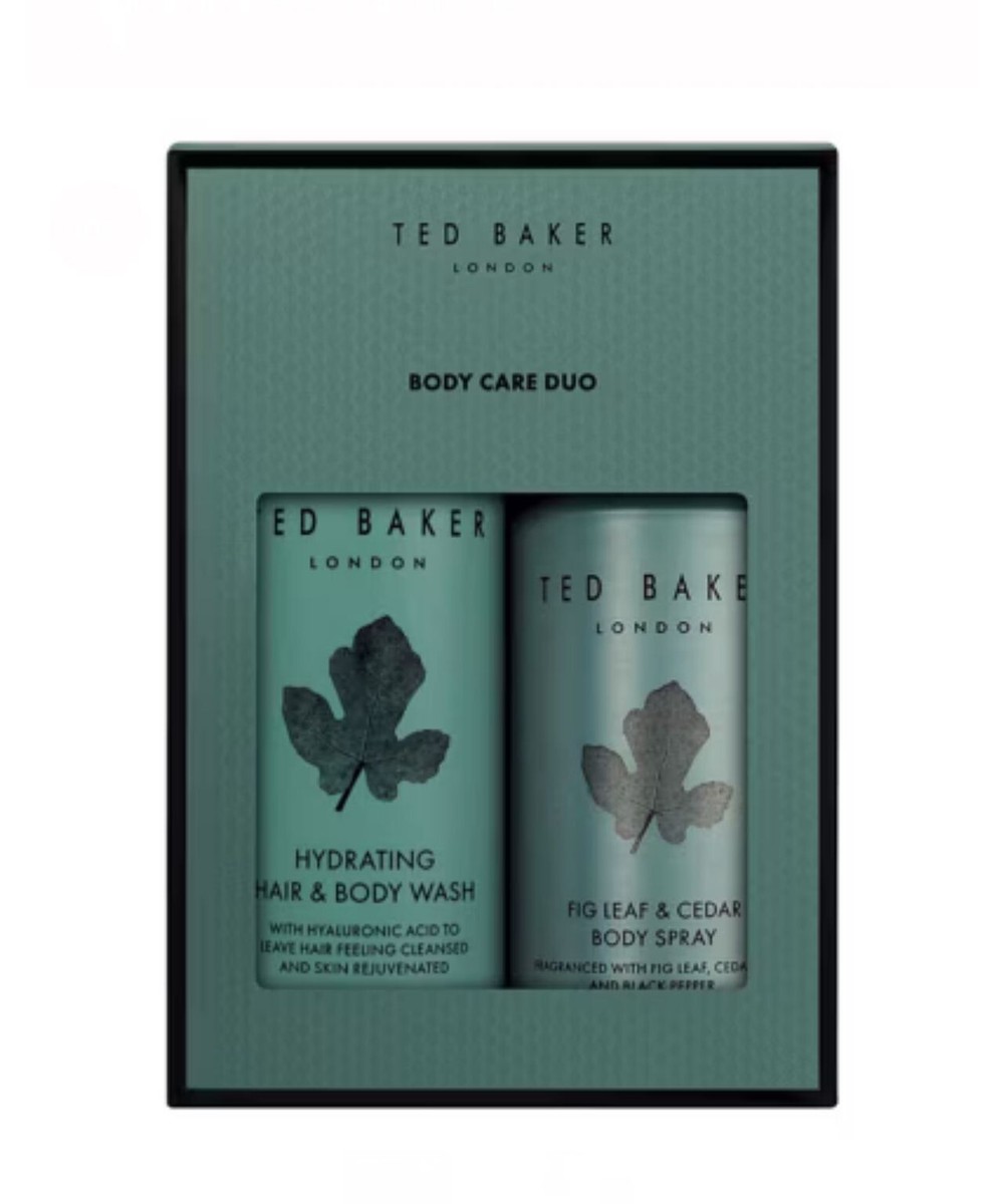 Ted Baker Graphite Black Body Spray and Wash Gift Set for Men