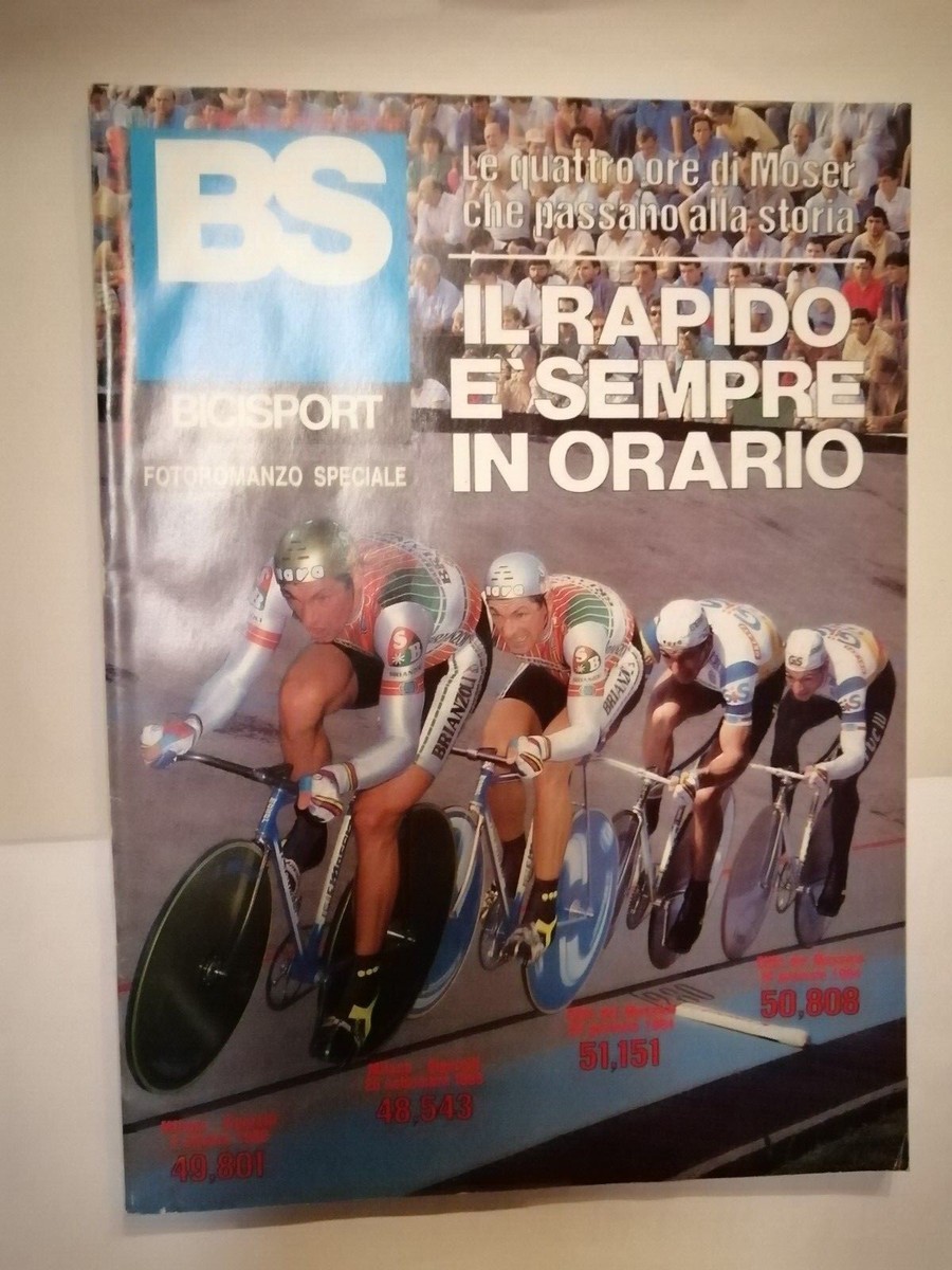 Rare Livre Bicisport BS Spéciale Mondiale 1986 Moreno Argentin