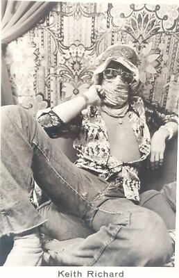 RARE KEITH RICHARDS ROLLING STONES Vintage 8x10 Publicity Photo