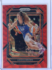 2023 Panini Prizm WNBA Ruby Wave NO. 146 Leigha Brown - Connecticut Sun ROOKIE