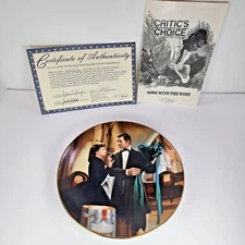 "The Paris Hat"  by Paul Jennis 1991 Gone With The Wind Plate WITH CERTIFICATE