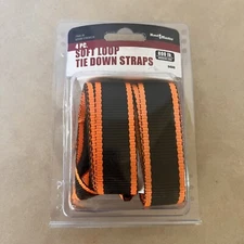 Tie Down Straps HAUL-MASTER Soft Loop, 4 Piece NEW