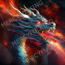 Dragon - Digital AI Art Image (4k HD) High Resolution Print Download