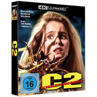 4K - C2 - KILLERINSECT 1993 Tony Randel ( Hellraiser 2 )  INFESTED Ticks Blu-Ray