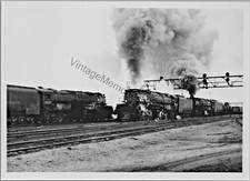 Vintage Union Pacific Railroad 4000 / 4019 Steam Locomotive Real Photo T2-490