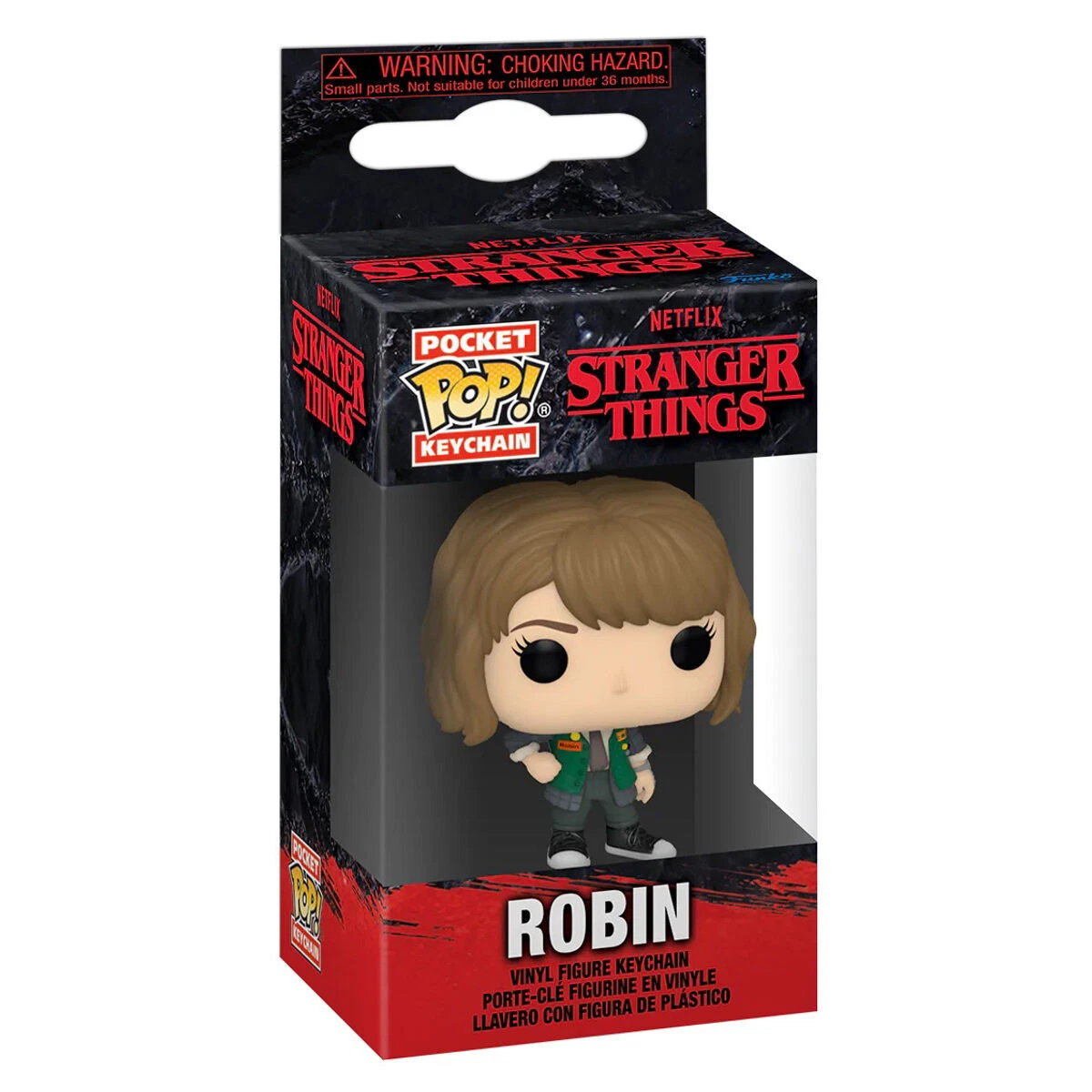 Funko Poche Pop Porte-Clé : L'Étranger Things S4 Robin Tout Neuf