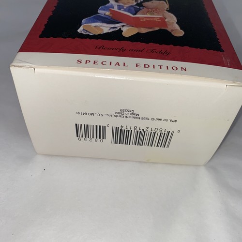 Hallmark Keepsake Ornament Beverly and Teddy 1995 Special Edition - Picture 6 of 12